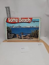 Vintage Post Card Booklet Long Beach California Posted 1967 W Greetings  picture