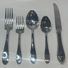 Supreme Cutlery Towle S/P EPOQUE Service For 1 (5 Pcs) Stainless Steel PRE OWNED picture