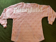 Disney Pink Fuzzy Polka Dot Spirit Jersey Disneyland Women’s Small picture