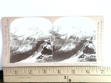 Glacial Crest Mt Emerald Stereoview Keystone View Co 1908 Canadian Rockies picture