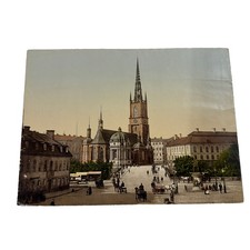 Antique Albumen Photo: Stockholm Riddarholmen Church picture