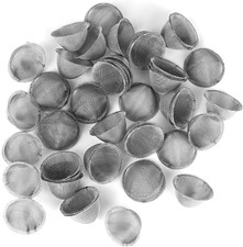 50Pcs 3/4in Stainless Steel Pipe Bowl Screens Reusable Metal Filters picture