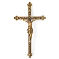 BC Catholic Crucifix Wall Cross 12