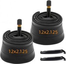(2 Pack) 12X2.125/2.35/2.40 Bike Tubes 12 inch Off-Road Bicycle Inner Tube picture