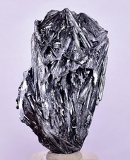 5.3cms STIBNITE CRYSTAL PERU MINERAL SPECIMEN COLLECTOR MB190 picture