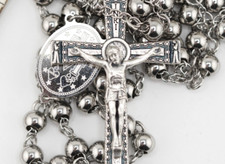 Men's Stainless Steel Rosary (Welded) picture