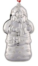 2024 Santa by Wallace Sterling Silver Christmas Ornament 8th Edition picture