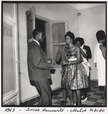 1963 Dance Party Couple Dancing Mali Photograph by MALICK SIDIBE (printed later) picture