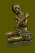 Hot Cast Preiss Nude Hawaiian Female On Bronze Sculpture Hot Cast Figure picture