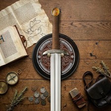 Handmade Serpent Breath Sword The Last Kingdom Sword Of Uthred Viking Replica picture