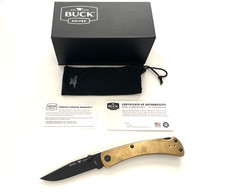 Buck 110 Slim Pro TRX Folding Knife Brass 1of 750 Knife of the Month 2023 USA picture