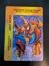 Marvel OVERPOWER Any Hero Web-Headed Wizard Magazine Promo Spider-Man 1995 HP picture