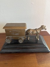 2004 commemorative H.S. Badcock Furniture Centennial Horse and Wagon Figurine mo picture