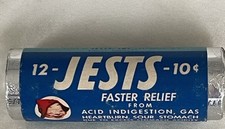 Vintage 1940’s JESTS ANTACID MINT TABLETS Unopened New Old Stock RARE picture