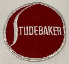 Vintage Studebaker Red Ball Lazy S Logo Garage Uniform Patch - 1980's - EXC+ picture