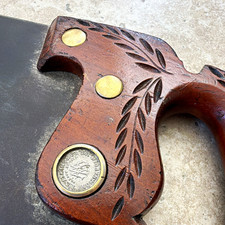 Antique EC Atkins No 53 Hand Saw 26