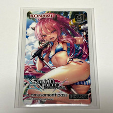 Konami e-AMUSEMENT PASS Card Sound Voltex Grace SDVX Arcade From Japan picture