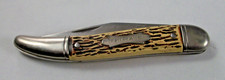 Vintage COLONIAL PROV. U.S.A. Single Blade Folding Fish Knife ~ Sharp Knife picture