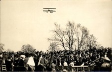 Publ in Lynn Waltham? MA Airplane Flight c1910s Real Photo Vintage Postcard bhn picture