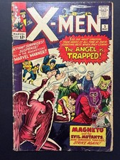 X-Men #5 1964 Marvel 2nd Scarlet Witch Quicksilver 3rd Magneto Lee Kirby picture