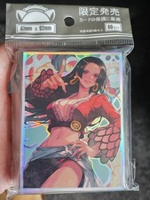(1x60PCS) Holographic One Piece Boa Hancock Card Sleeves TCG YGO MTG PKMN OPCG picture