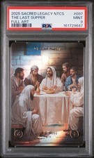 2025 SACRED LEGACY NEW TESTAMENT CORE SET FULL ART #097 THE LAST SUPPER PSA 9 picture