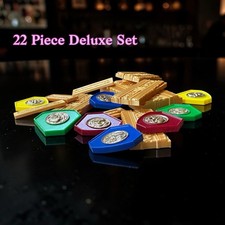 22 Piece Ferengi Acquisition Of Latinum & Dabo Chips DS9 Star Trek Currency Coin picture