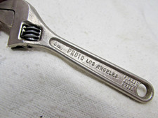 Nice Clean 1950's Proto 704S Los Angeles Forged Alloy Steel Adjustable Wrench picture