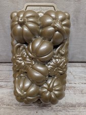 NORDIC WARE Pumpkin Patch Loaf Pan 6 Cups Heavy Cast Aluminum picture