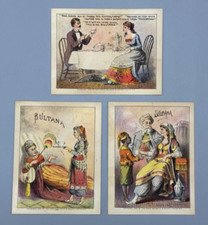 1882 SULTANA COFFEE Victorian Advertising TRADE CARD Great Atlantic Pacific Tea picture