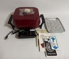 Vintage Sunbeam Cookmaster Multi-Cooker Frypan 07487 Claret NOB picture
