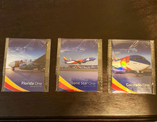 Southwest Airlines Postcard Set Florida One, Lone Star One, Colorado One picture