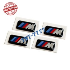 Genuine BMW M Wheel Emblem, OEM, SET OF 4 36112228660 M3 325i 330i 335i 328I M5 picture