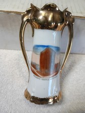 Masonic Temple Chicago vintage souvenir porcelain vase 5