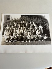 Vintage 1948 Mckinley School Class Photo Redwood City California picture