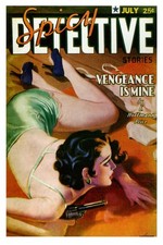 Spicy Detective Magazine (1930s) Cover - 24x36” - Retro MCM - Hi-Res💎 Print picture