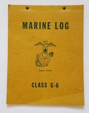Marine Log Class G-6 Semper Fidels.  1943, With Photos. Ordnance Aviation School picture