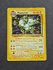 Pokemon MAGNETON 26/62 - 1999 FOSSIL SET NON HOLO RARE - HP picture