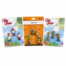 Greenbrier International Fairy Garden Mini Gnome Figurines 9 Piece NEW picture
