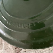 Le Creuset VTG  Dutch Oven 28 7.25 Qt Cast Iron Dark Green French picture