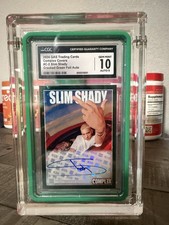2024 GAS Complex Covers Slim Shady #C-2 Cracked Green Foil Auto CGC 10 picture