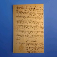 1682 Maryland Land Survey Samuel Jackson Lord Baltimore 1840 Certified Archive picture