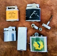 Lot Of Vintage Lighters Made In Japan And USA Hilton picture