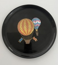 Vintage Mid-Century Couroc of Monterey Hot Air Balloon Serving Tray EUC picture