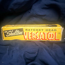 Vintage New Shelton Versatool Ratchet Head Screwdriver 3-Blade USA Original Box picture