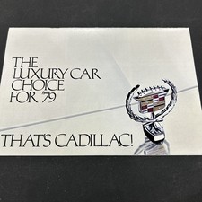 1979 Cadillac Full Line Eldorado Fleetwood Deville Seville sales brochure 16 pg picture