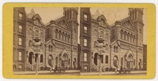 NEW YORK CITY STEREOVIEW - St Bartholomew's Church - Anthony 1870s picture