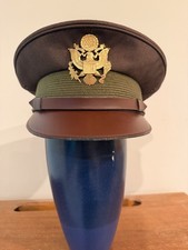 IMA WWII USAAF Officer Crusher Cap Replica Brown Size 7 1/4 picture