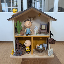 AVAILABLE Hand-decorated Miniature House inspired by Peanuts. picture