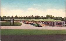 c1950s MOBILE, Alabama Postcard WINTER GARDEN MOTOR HOTEL Highway 90 / Unused picture